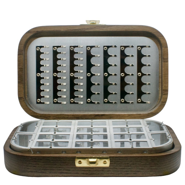 Wooden Compartment Boxes with Clasp Close