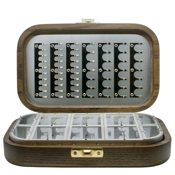 Wooden Compartment Boxes with Clasp Close