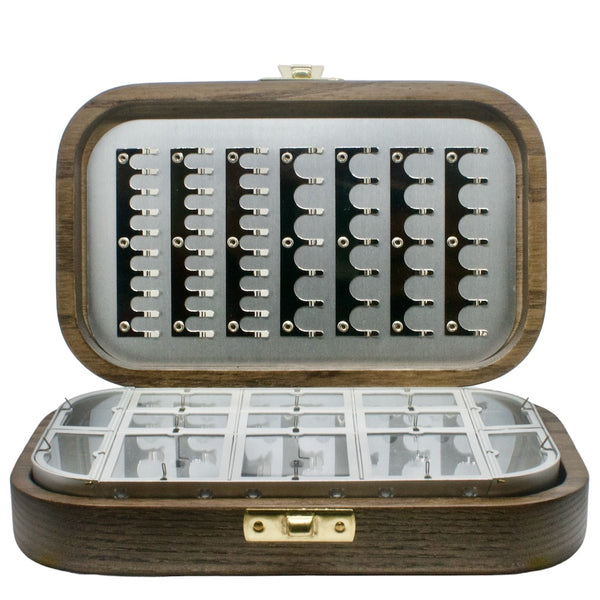 Wooden Compartment Boxes with Clasp Close