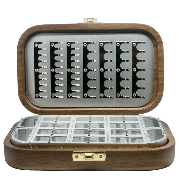 Wooden Compartment Boxes with Clasp Close