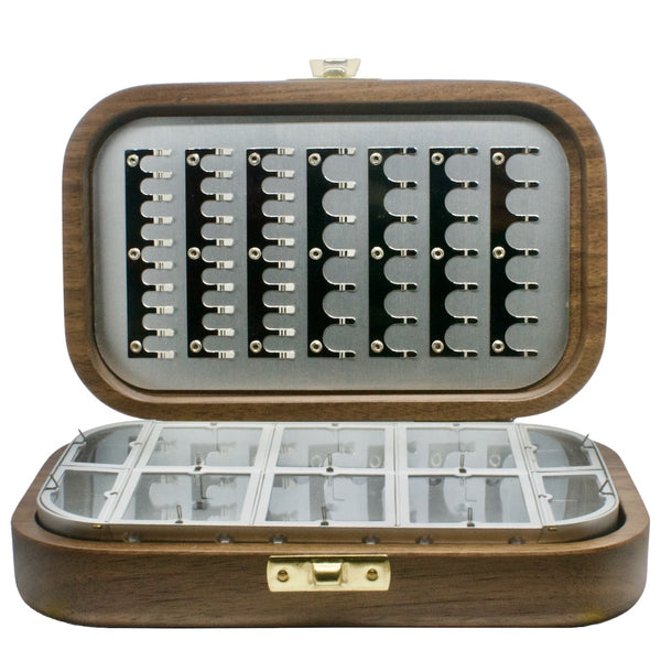 Wooden Compartment Boxes with Clasp Close