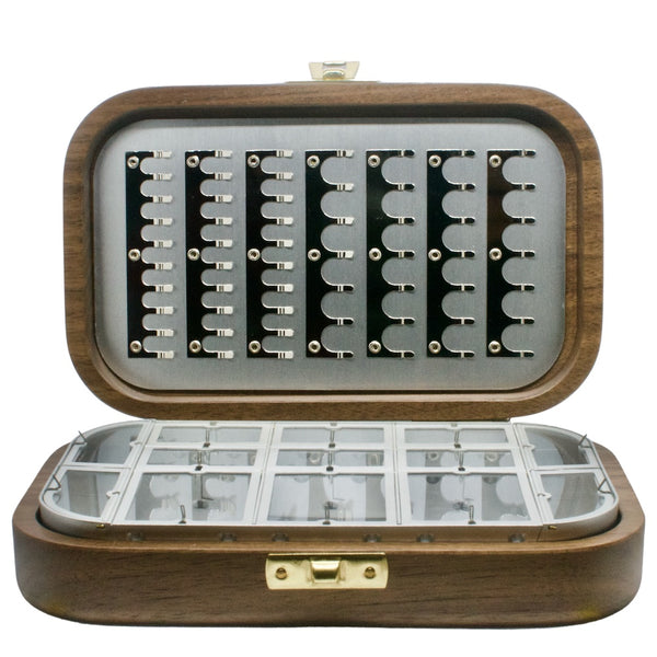 Wooden Compartment Boxes with Clasp Close