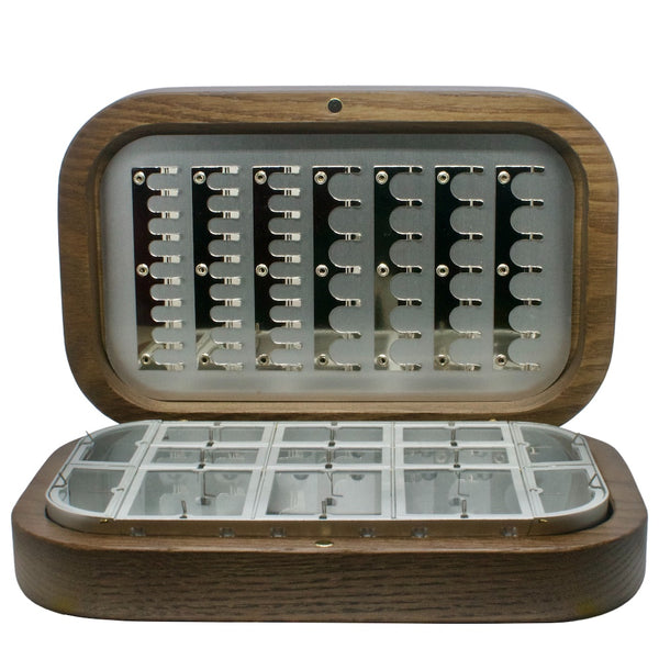 Wooden Compartment Boxes with Magnetic Clasp