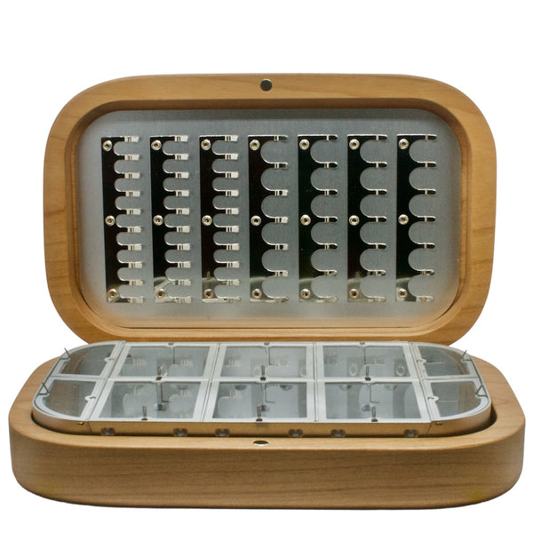 Wooden Compartment Boxes with Magnetic Clasp