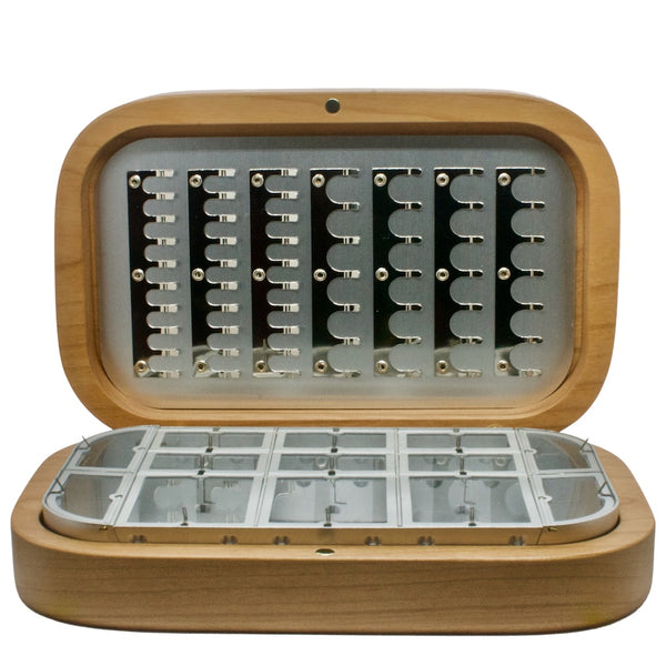 Wooden Compartment Boxes with Magnetic Clasp