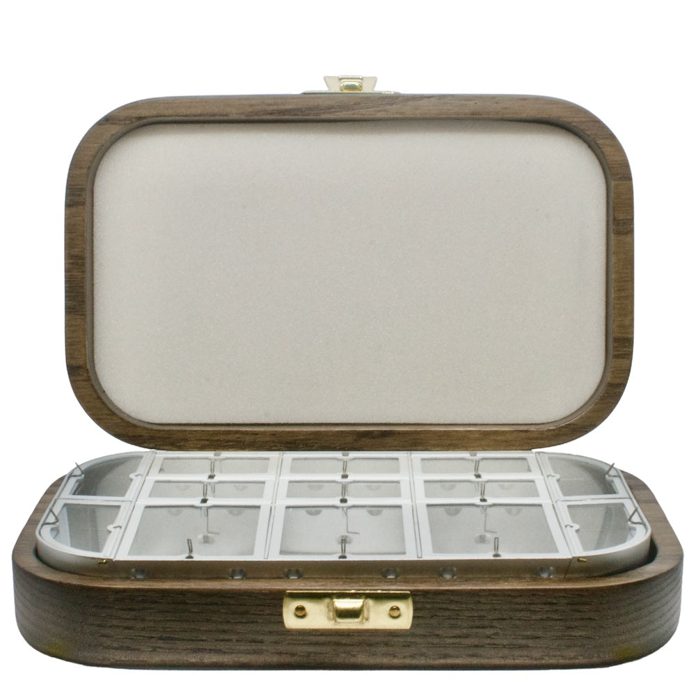 Wooden Compartment Boxes with Clasp Close – Richard Wheatley Ltd.