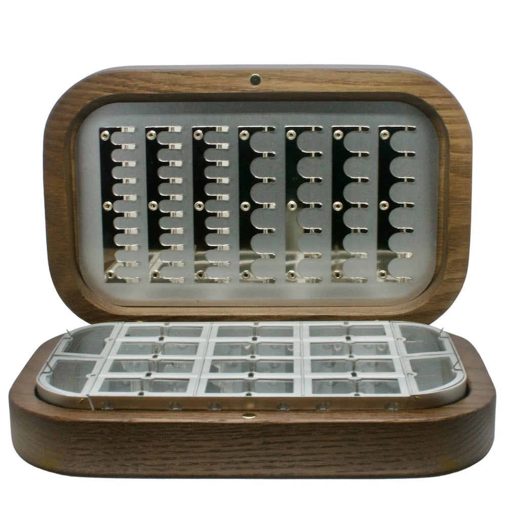 RICHARD WHEATLEY フィッシングボックス 2個セット Wooden Compartment Boxes with Magnetic Clasp – Richard Wheatley Ltd.