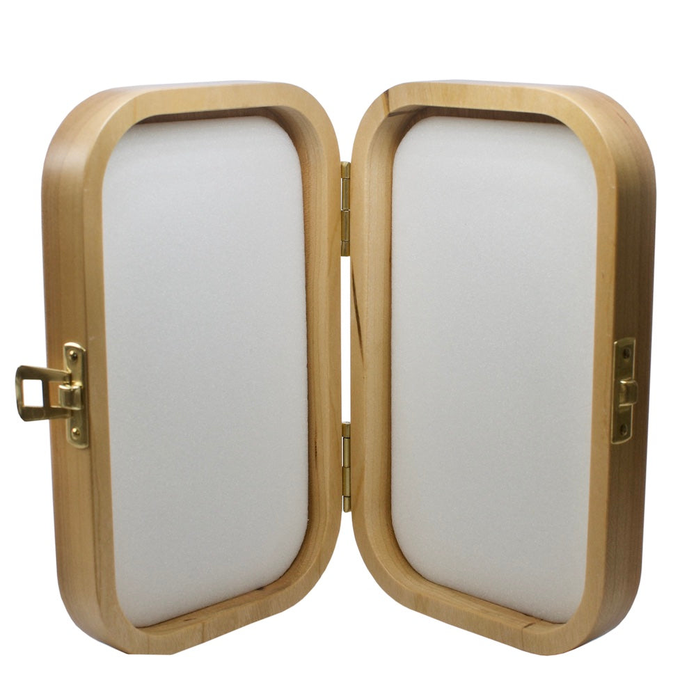 Wooden Foam Boxes with Clasp Close